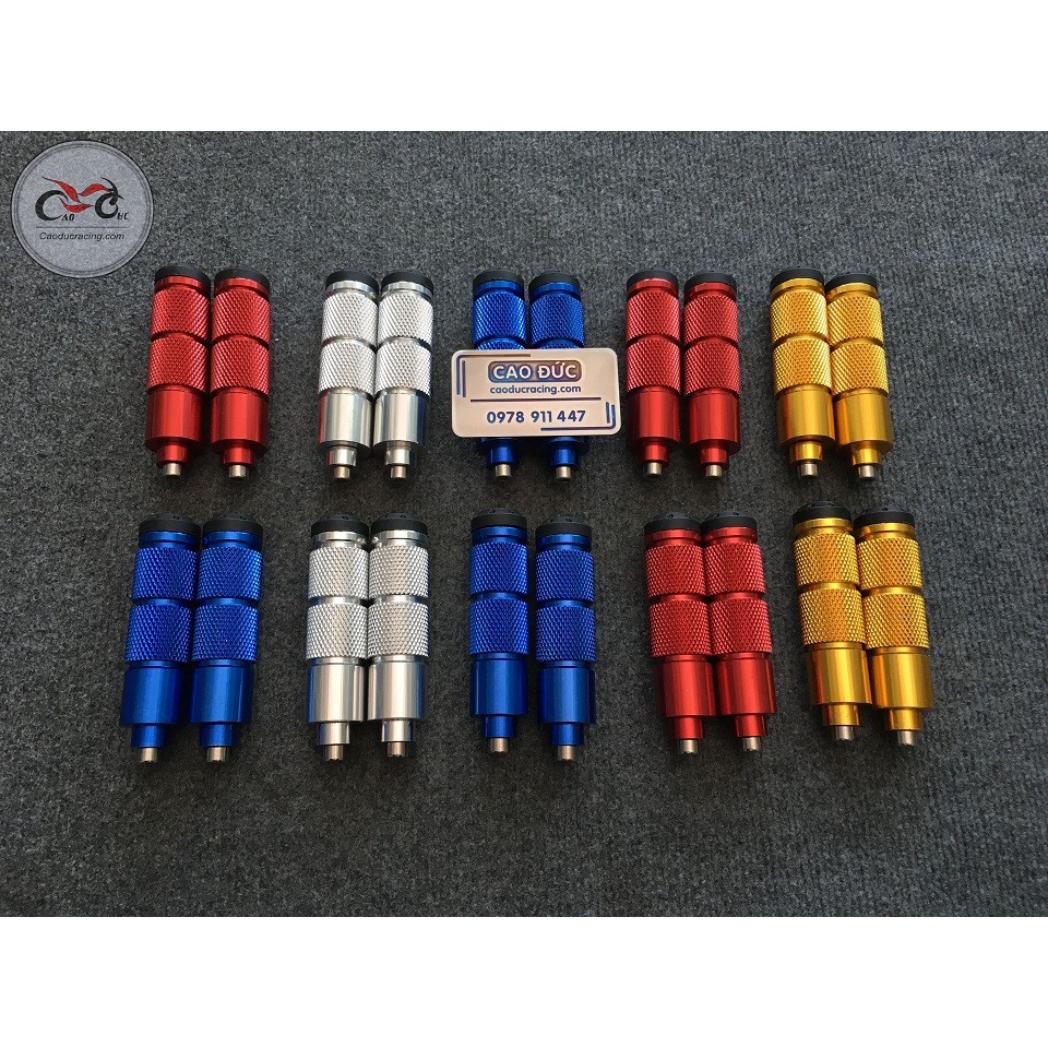 [Lấy mã giảm thêm 30%] Gù chống đổ nhôm CNC - gù chống đổ sau kiêm gác chân CNC - ex150  winner...v.v...