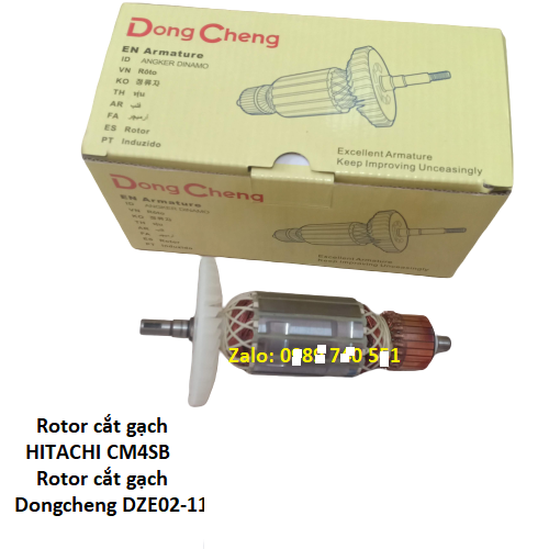 Rotor máy cắt gạch dongcheng dze02 -110 - rotor máy cắt gạch hitachi cm4sb