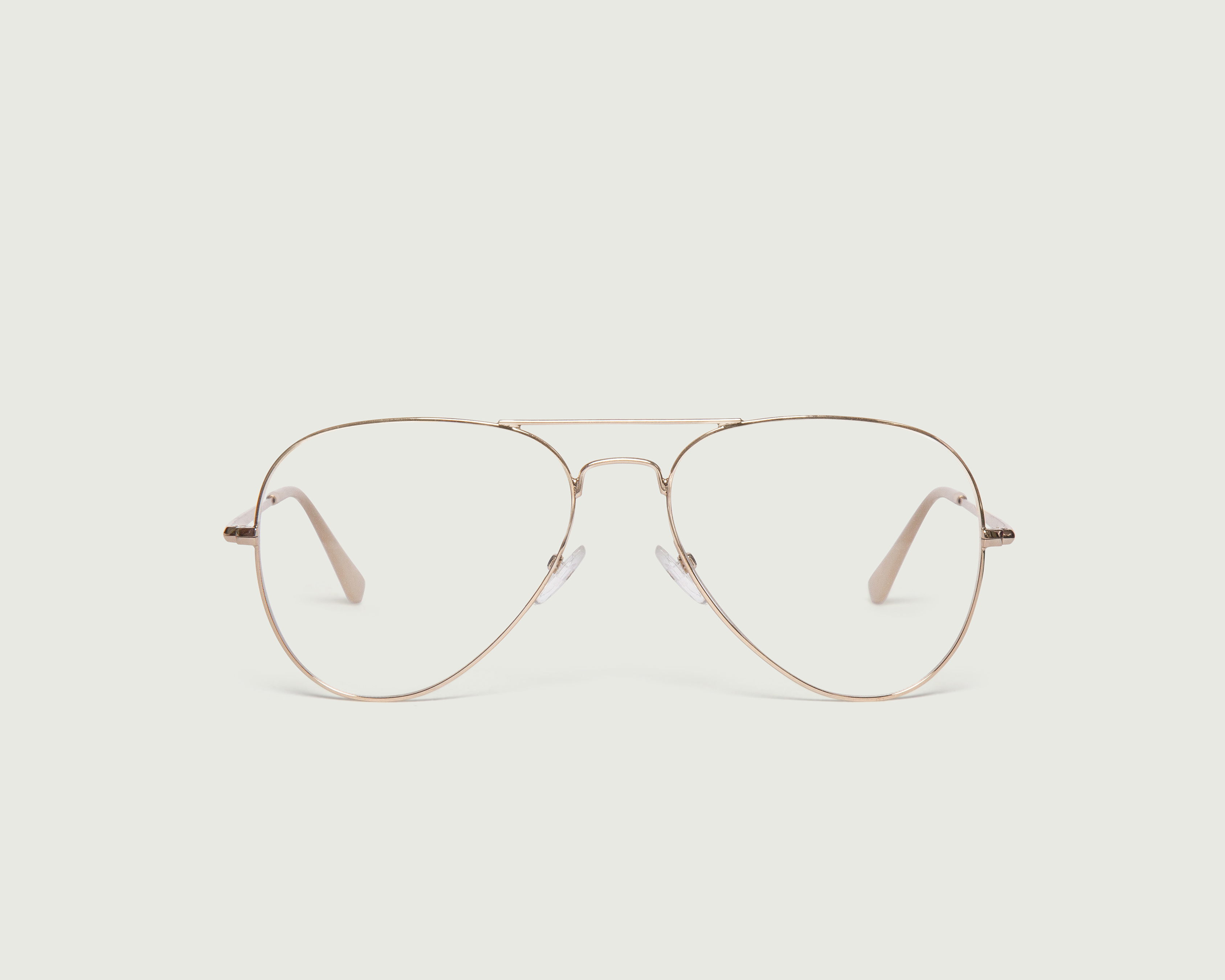 Gọng Kính Cận Sunnies Studios Phi Công Kline White Gold