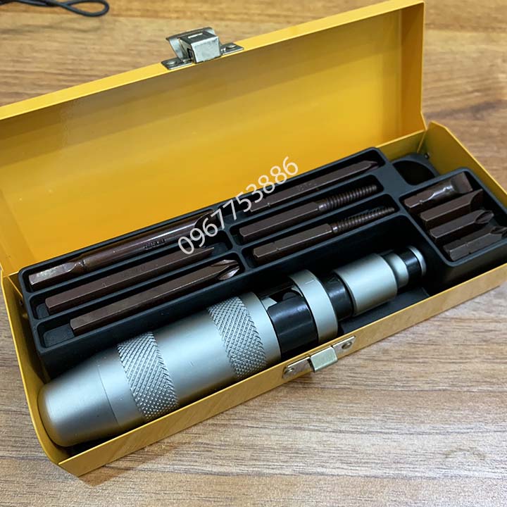 Bộ tô vít đóng thép s2 12 chi tiết