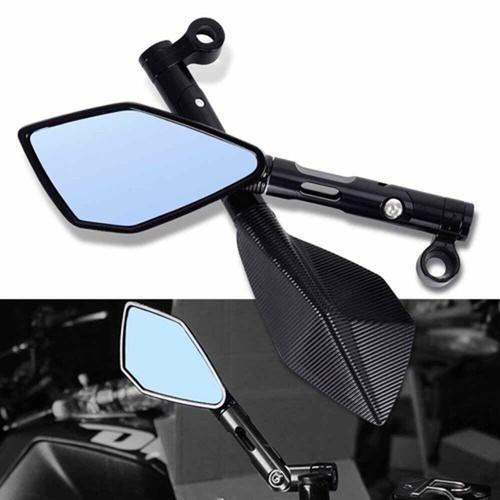 GƯƠNG CHIẾU HẬU XE MÁY 5 CẠNH CNC( 1 GƯƠNG TRÁI) , GƯƠNG KIỂU XE MÁY , GƯƠNG KIỂU ĐỘ XE MÁY XE ĐIỆN SIÊU ĐẸP , ĐỒ CHƠI XE MÁY , PHỤ KIỆN XE MÁY