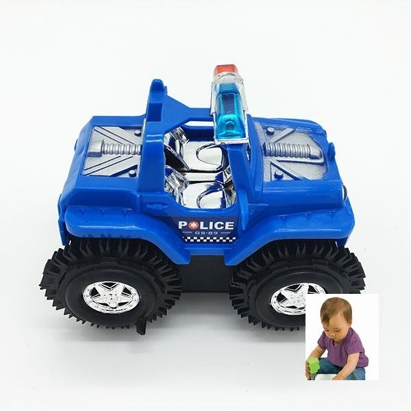 Hộp đồ chơi xe jeep nhào lộn dùng pin bánh lật cho bé