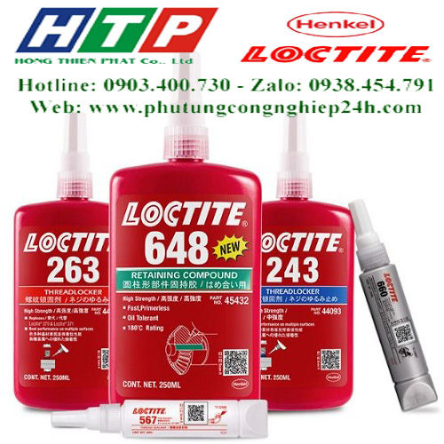 Keo dán khóa ren loctite 243-50ml