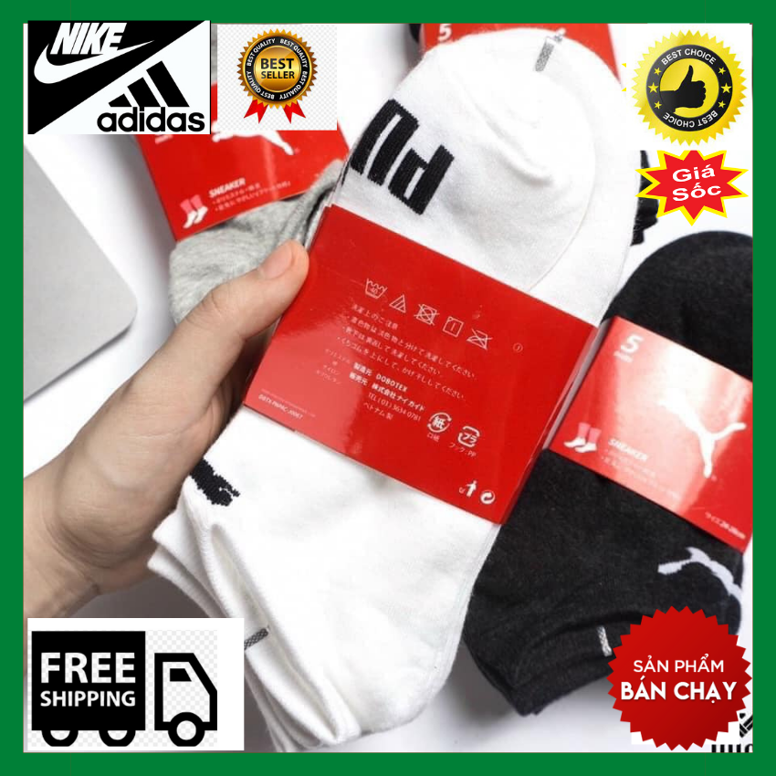 Siêu Phẩm Set 5 Đôi Tất PUMA Vnxk