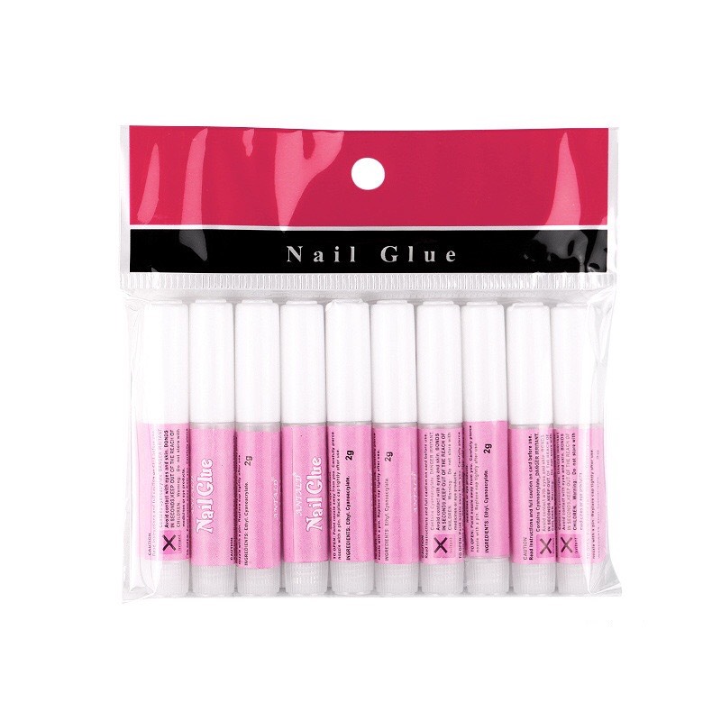 Keo dán móng mini 2g ( set 10 chai)