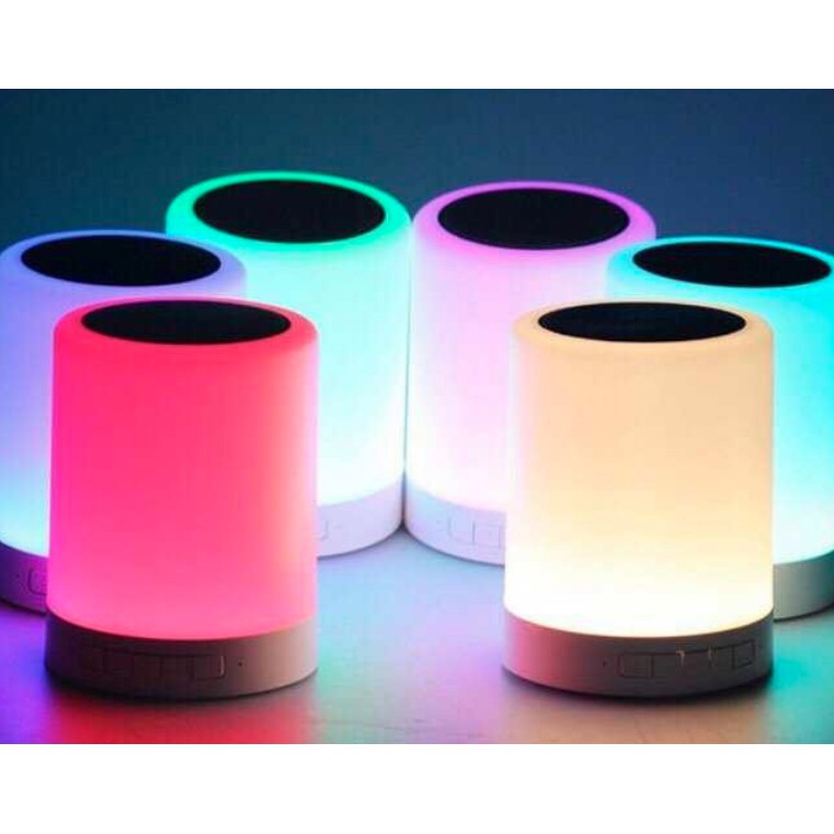 Loa Bluetooth Kiêm Đèn Ngủ Y2 Đổi Màu Cảm Ứng Cực Đẹp