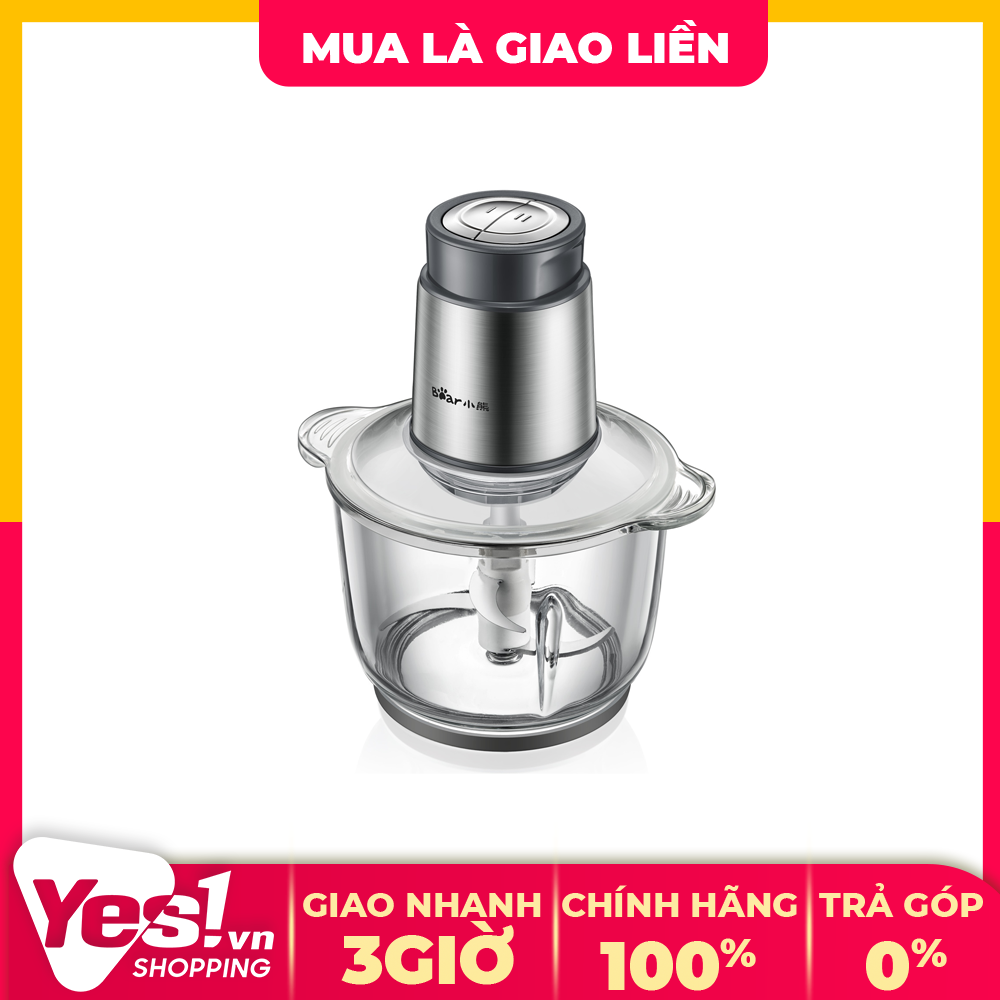 Máy xay thịt đa năng bear qsj-b03y7 - bảo hành chính hãng - voucher 10% lên đến 800k