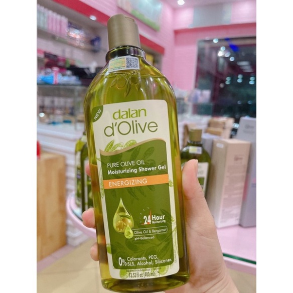Sữa tắm dưỡng ẩm ô liu dalan d'Olive 400ml Chứa tinh dầu oliu