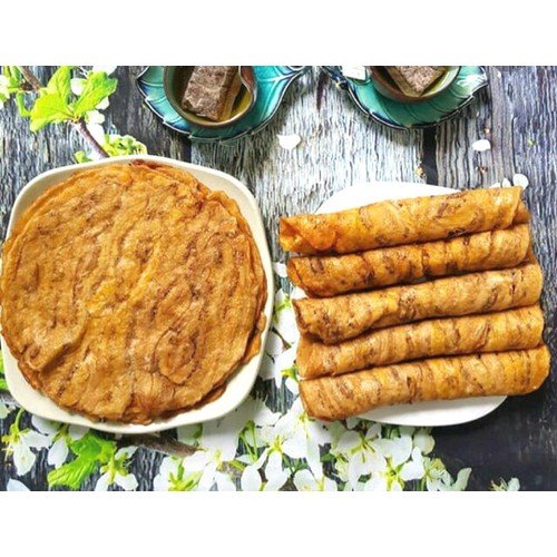 1KG CHUỐI ÉP DẺO DẠNG MIẾNG BAO NGON