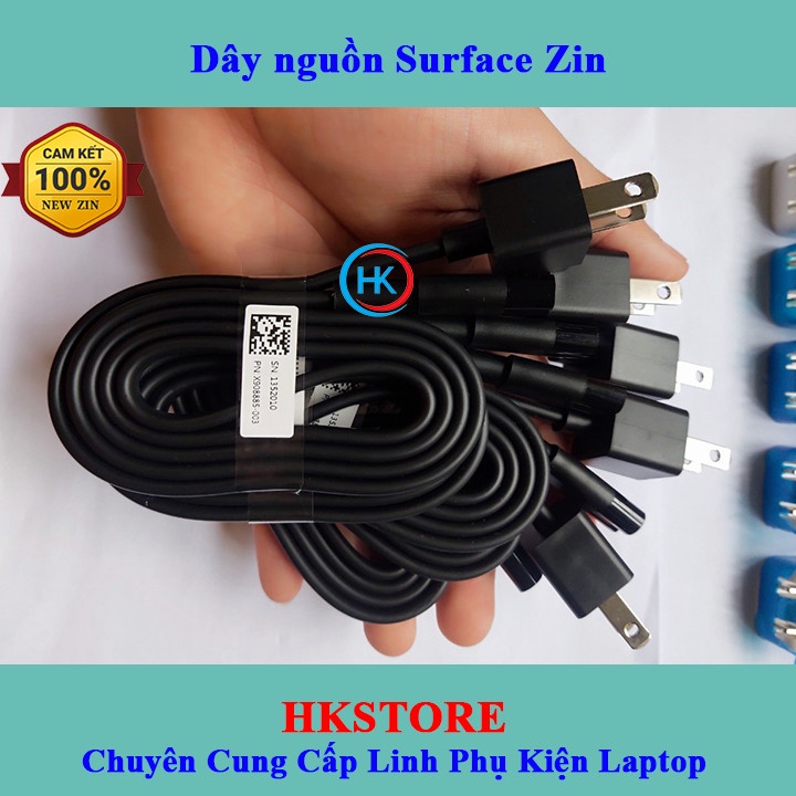 [Mã ELHA9 giảm 15% đơn 50K] Cáp Sạc - Dây Nguồn Surface Pro 4 Latop Book Số 8