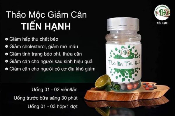 [ Chính Hãng ] Thảo Mộc Giảm Cân Tiến Hạnh Vip Mẫu Mới