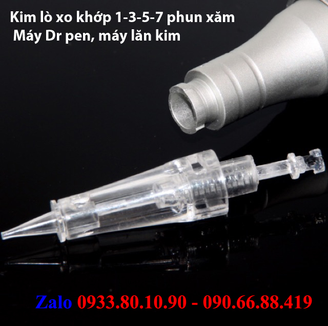 Đầu lăn kim xăm 1.3,5[ hoac kim 12 - kim 36 cho máy dr pen, máy lăn kim