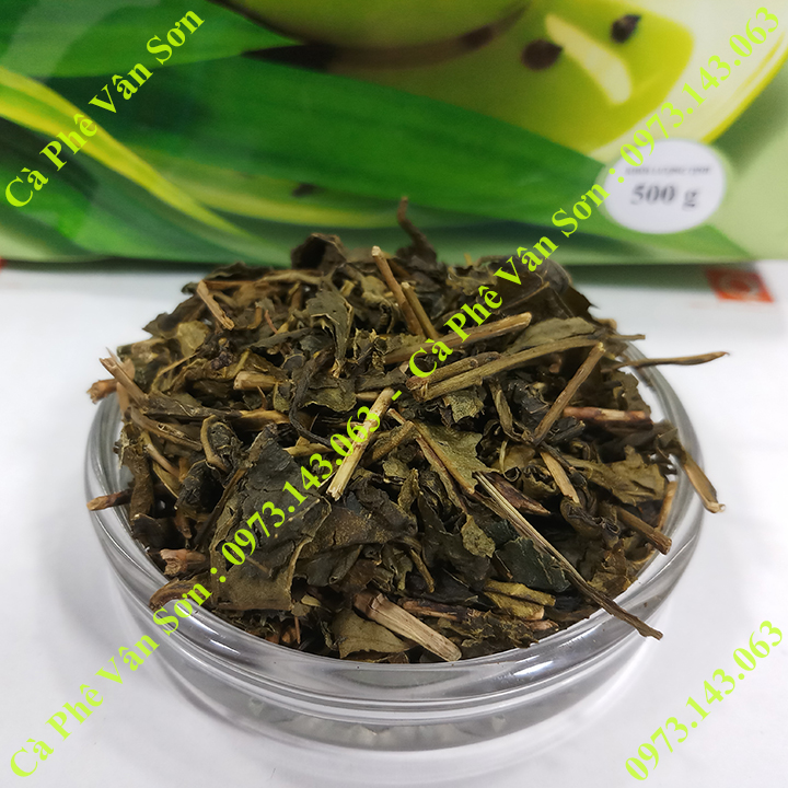 Combo 03 bịch trà Sâm Dứa, Sen, Lài (Nhài) Trần Quang 500g - Green Tea Leaf