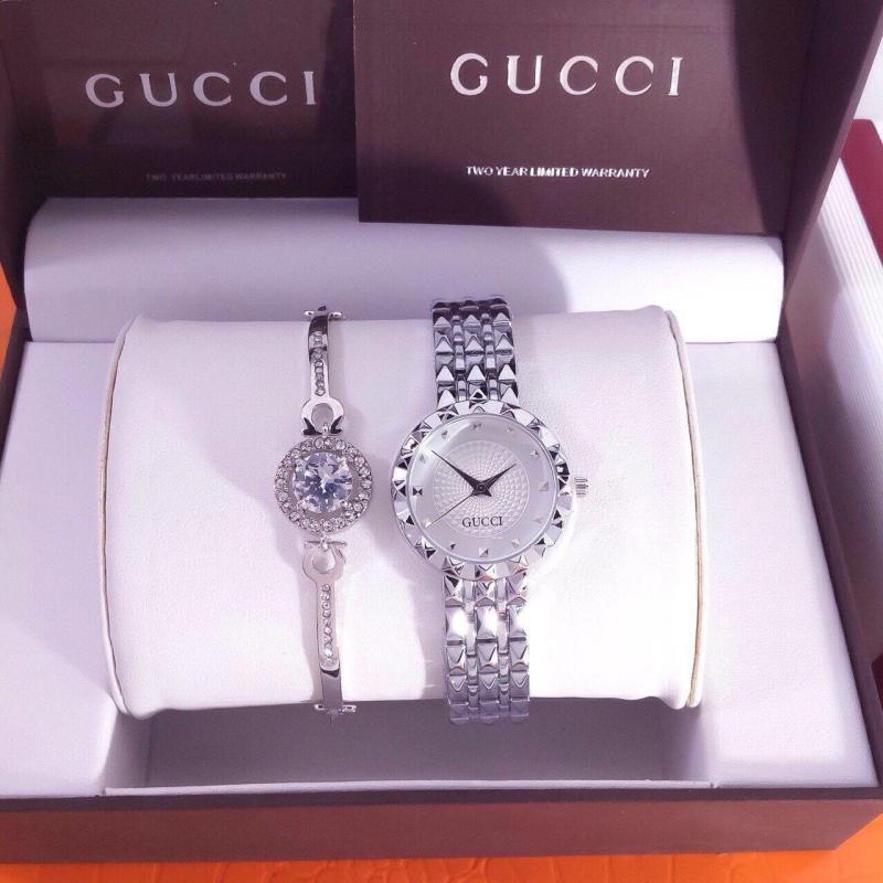 Đồng hồ thời trang nữ GC001 dây kim loại + Tặng lắc tay đính đá cao cấp trị giá 120k + pin dự phòng