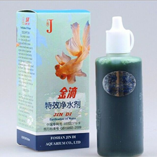 Dung dịch làm trong nước Jin Di 30 ML cho hồ cá cảnh