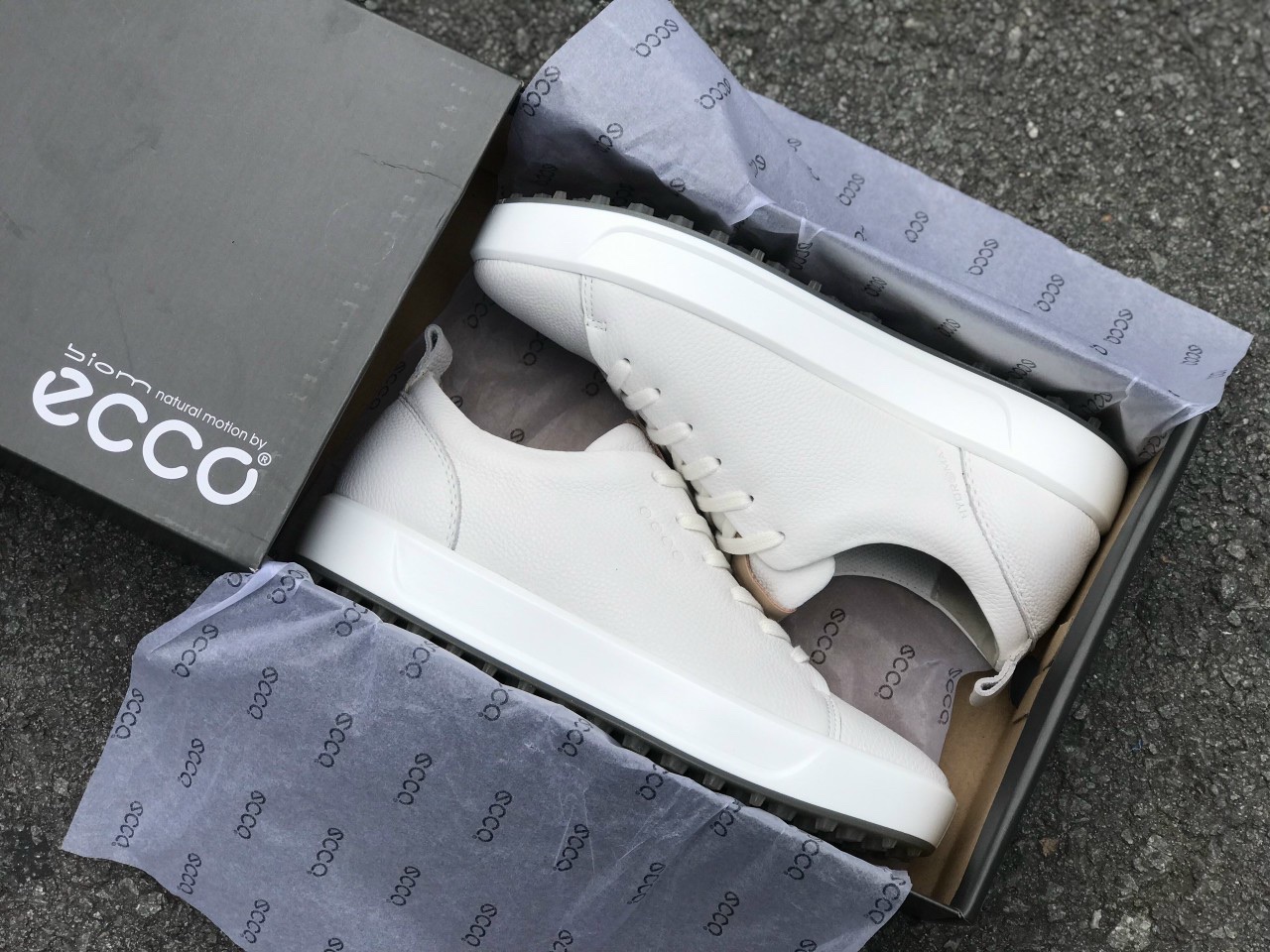 Socks gift - Freeship - Ecco  Golf Shoes Unisex [Leather] [ Waterproof]