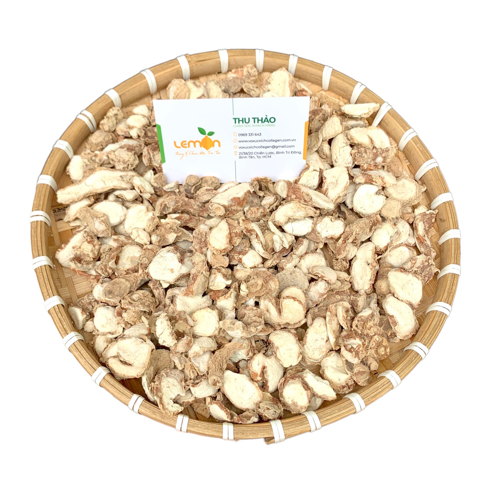 [100g-500g] Củ địa liền (sa cương, tam nại) khô thơm thái lát dùng ướp thịt nướng, vịt quay
