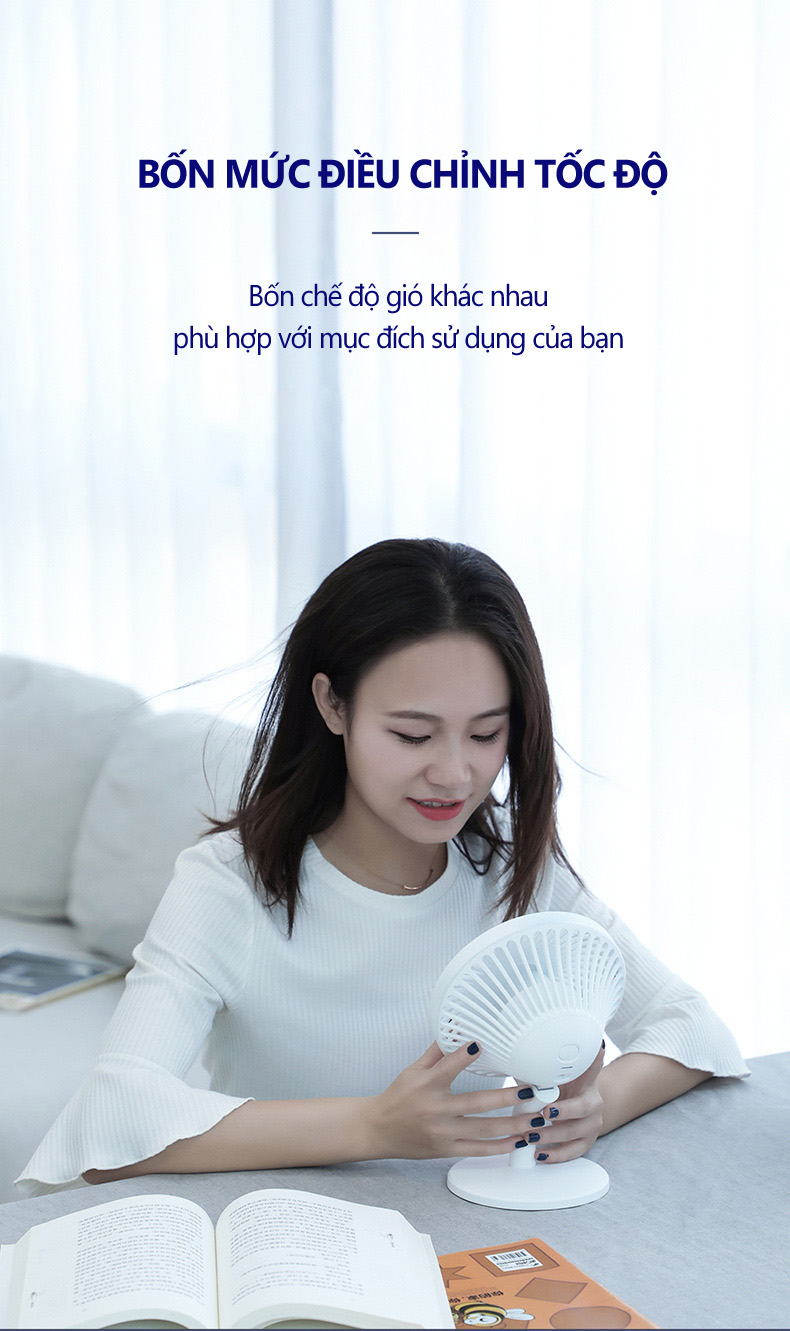 Quạt tích điện Baseus CXSEA-02
