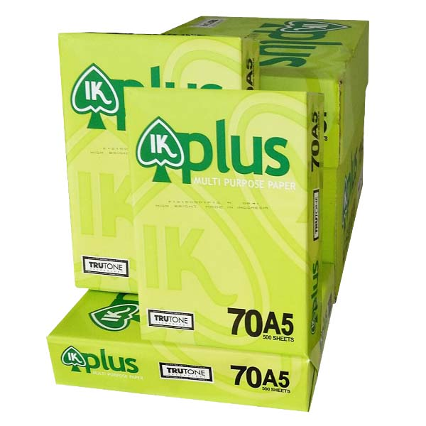 Giấy photocopy A5 IK Plus 70gsm ( 500 TỜ)