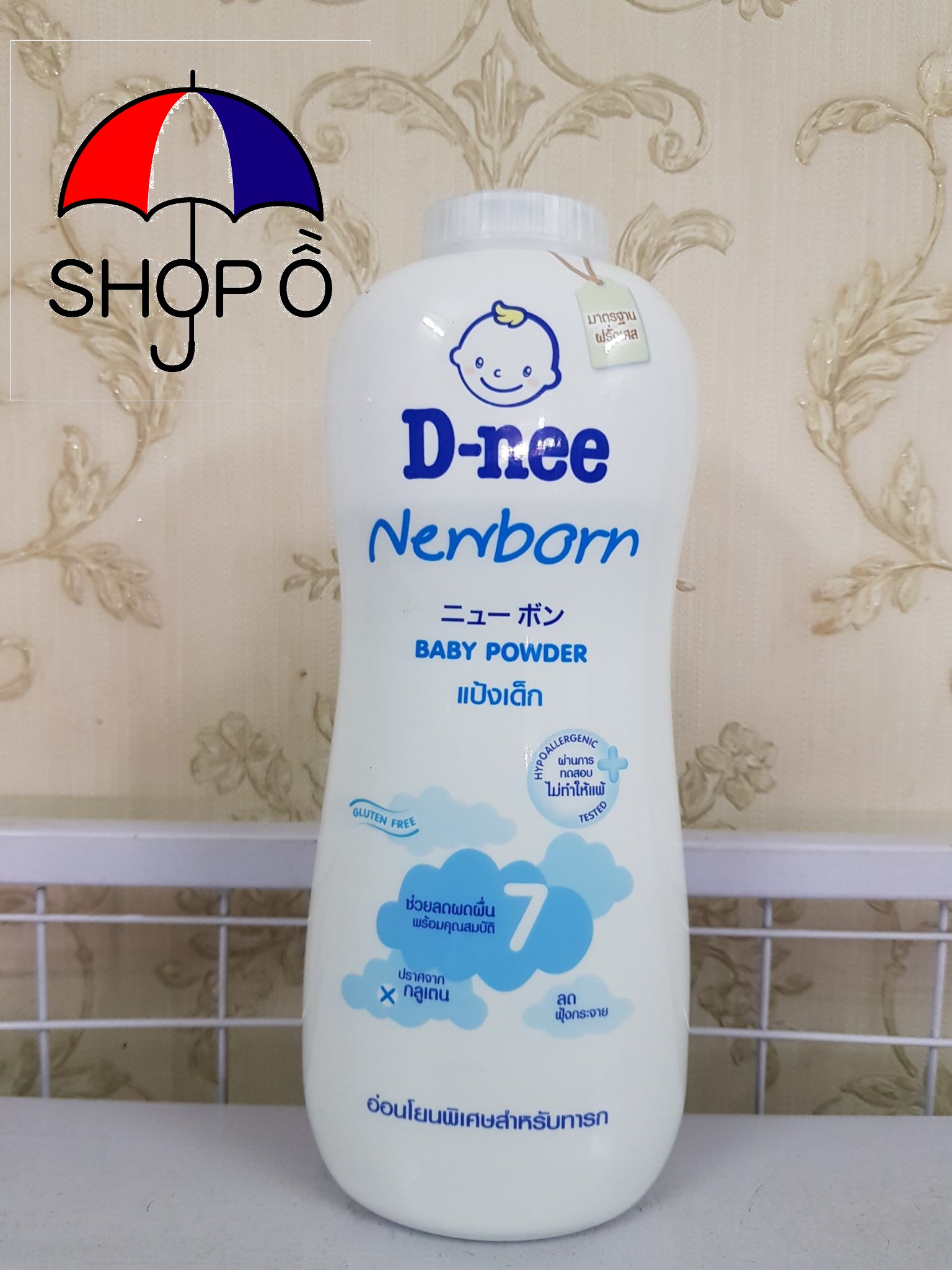 [HCM]Combo 2 chai phấn thơm Dnee 380gram màu trắng