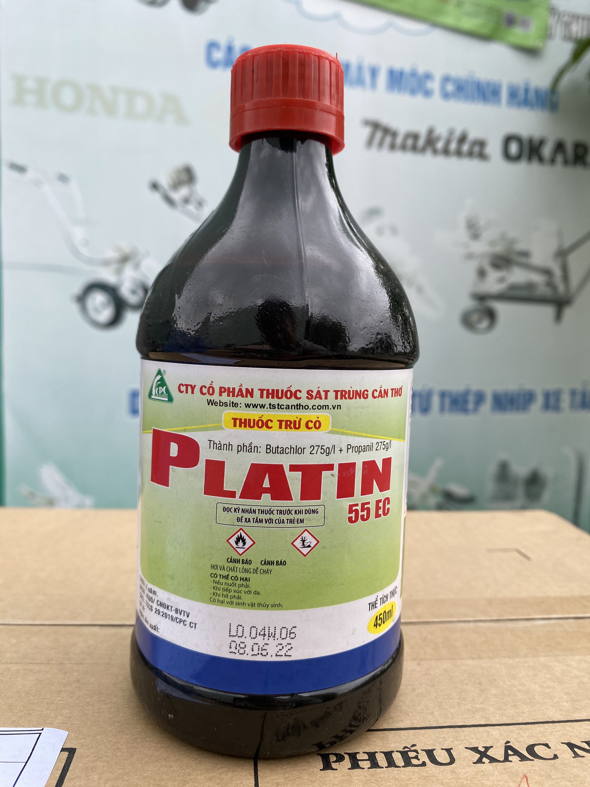 Thuốc cỏ lúa platin 55ec 450ml