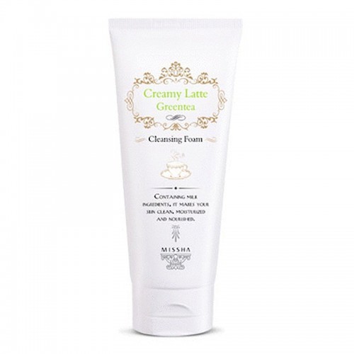 Sữa Rửa Mặt Trà Xanh Missha Creamy Latte Cleansing Foam