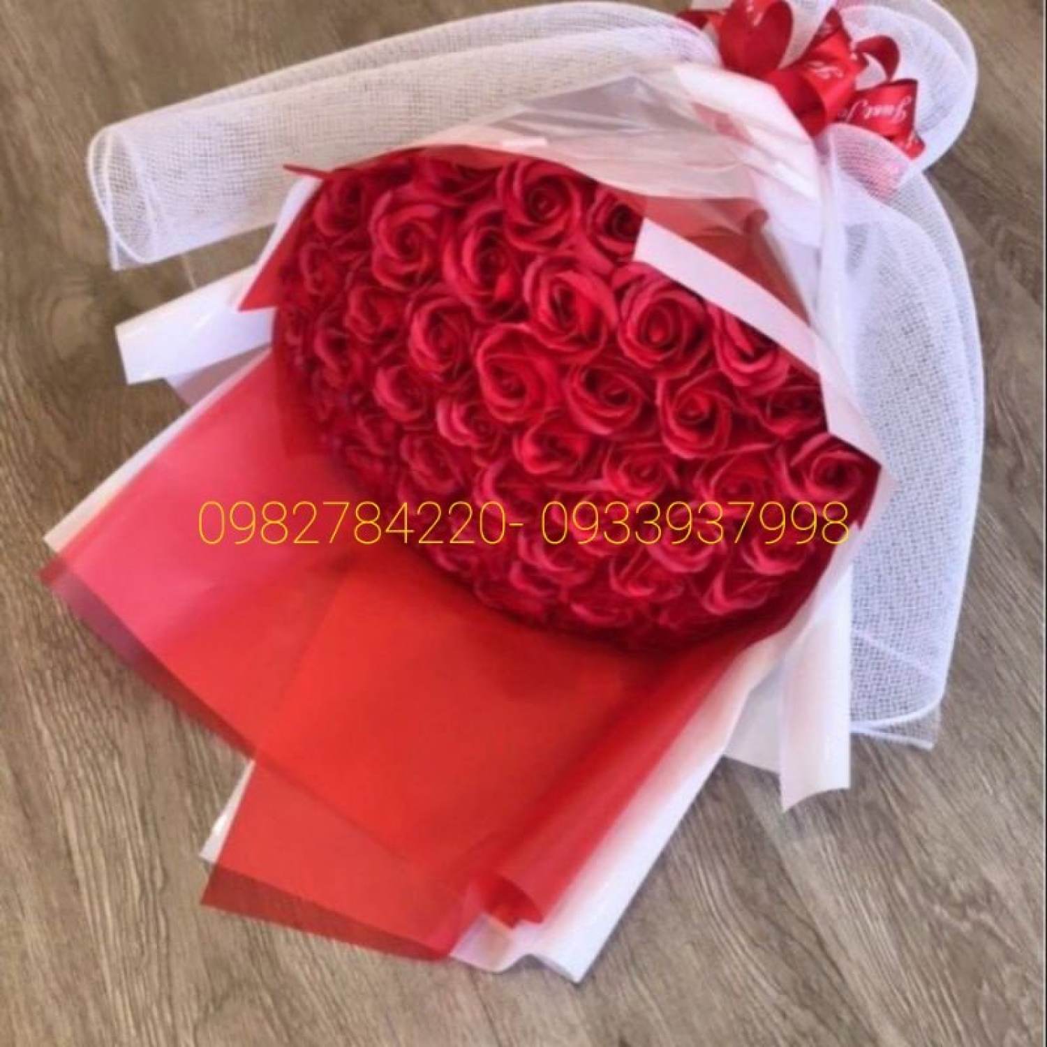 Bó bông hồng sáp thơm mẫu từ 10 bông tới 30 bông siêu sang chảnh ceveria