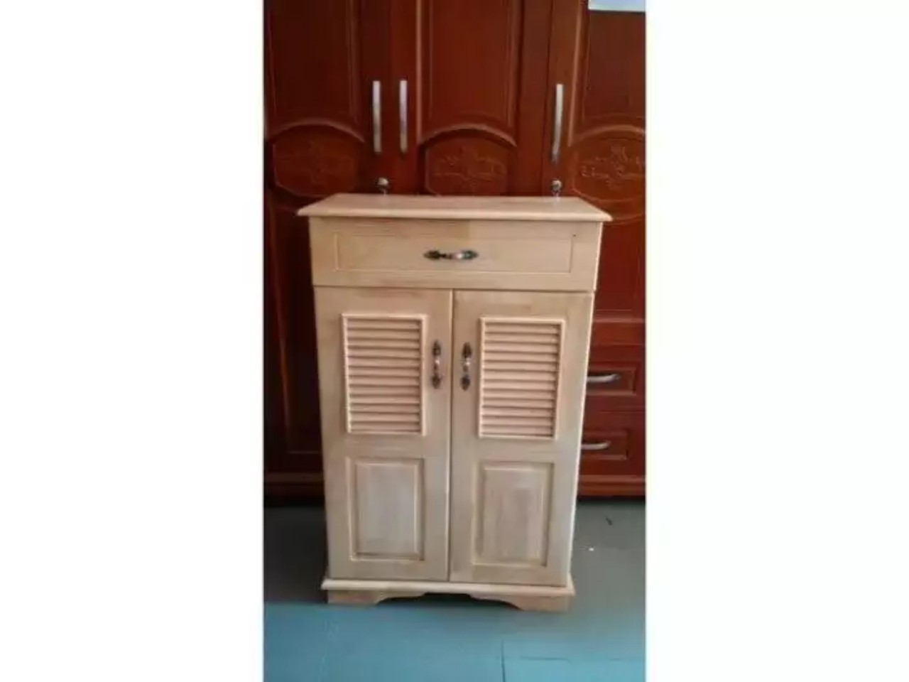 [HCM]TỦ GIÀY GỖ CAO SU NGANG 60CM
