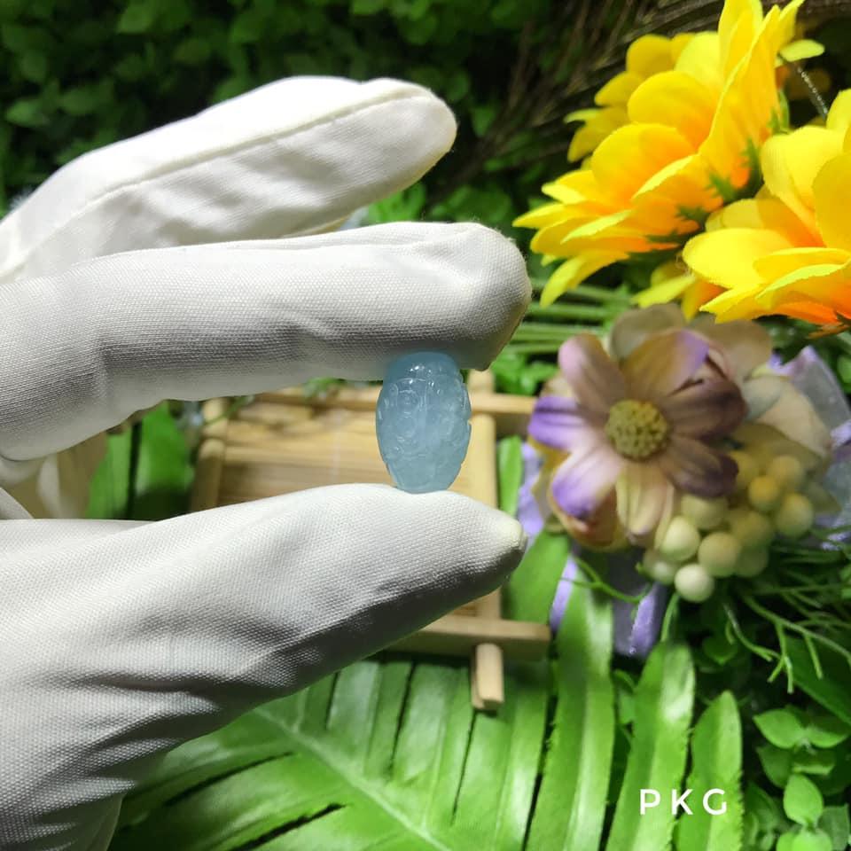 Lu thống đá tự nhiên Aquamarine