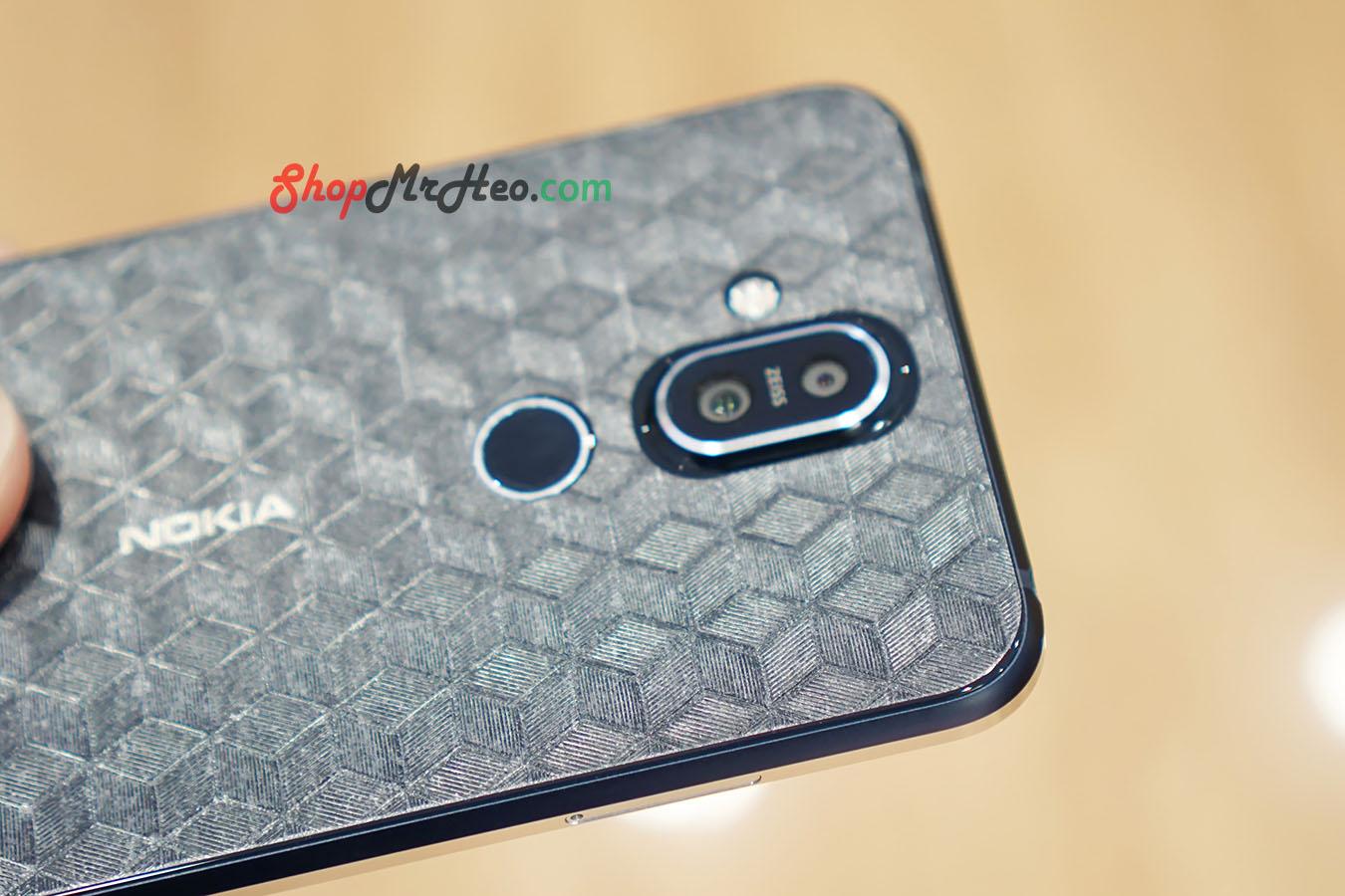 Bộ 3 Skin Dán Mặt Lưng Vân 3D Nokia 8.1 - Nokia X7