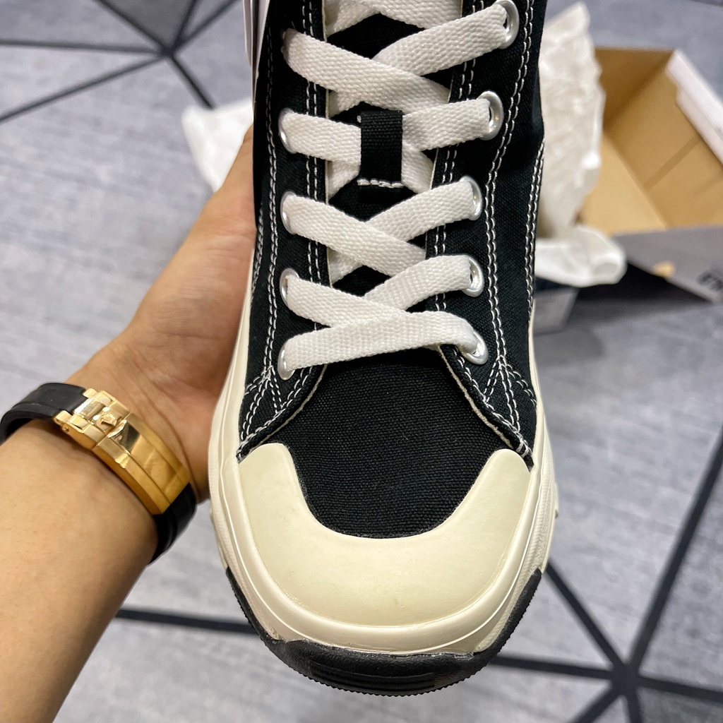 Giày Thể Thao Nam nữ MLB Chunky High Black ( Full box)