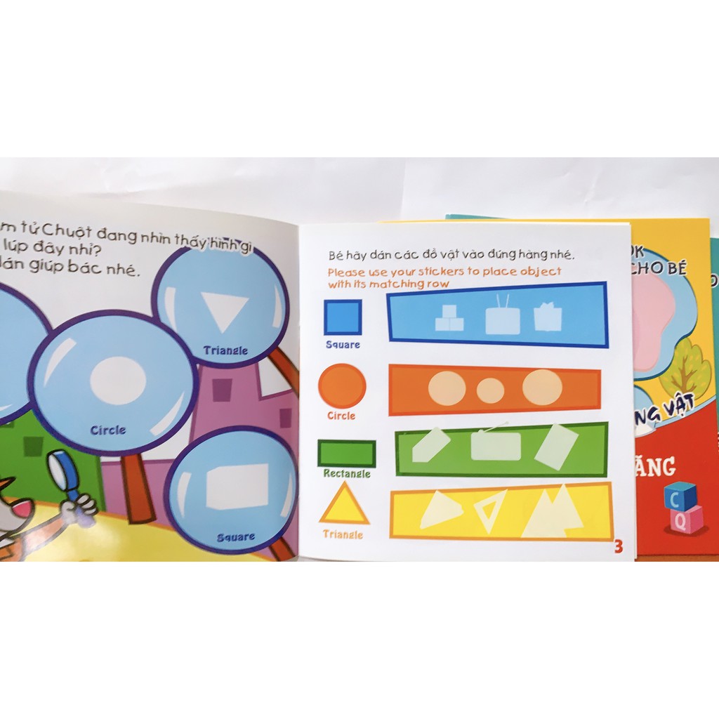 Combo 3 quyển Miếng dán Thông minh cho bé - My First Sticker Book