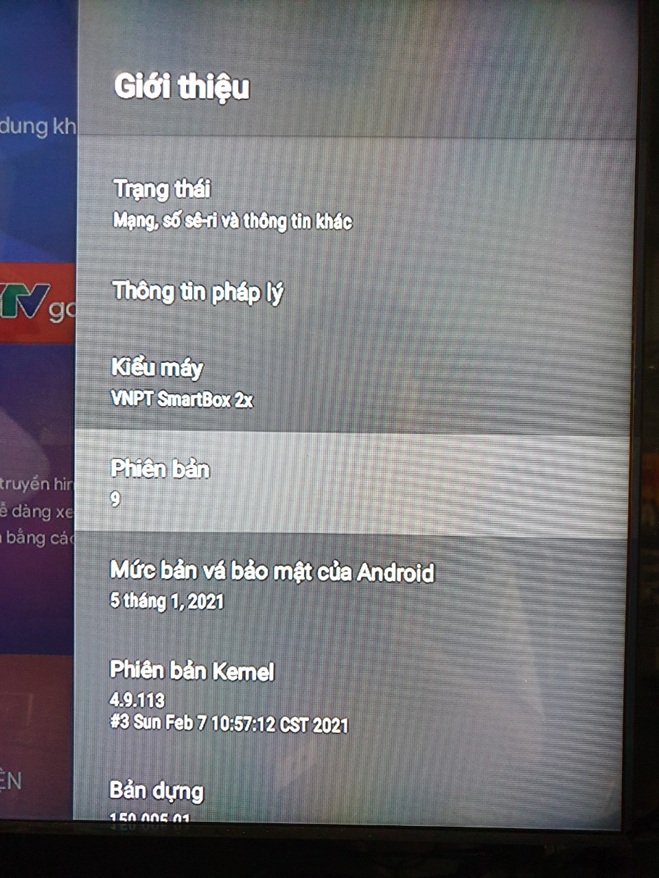 VNPT smartbox 2 ATV Android 9 (qua sử dụng 90%)