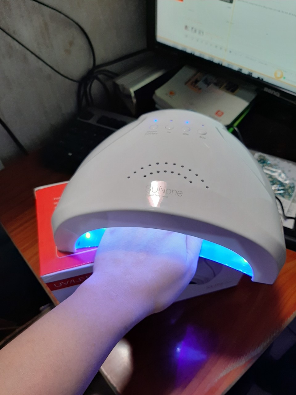 [HCM]MÁY HƠ GEL SUN ONE