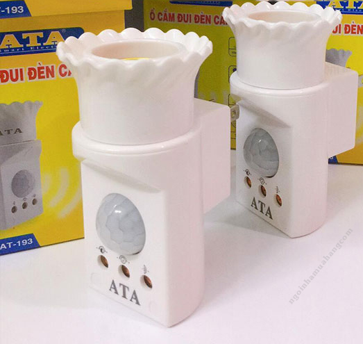 [HCM]Ổ cắm đui đèn cảm ứng ATA AT-193