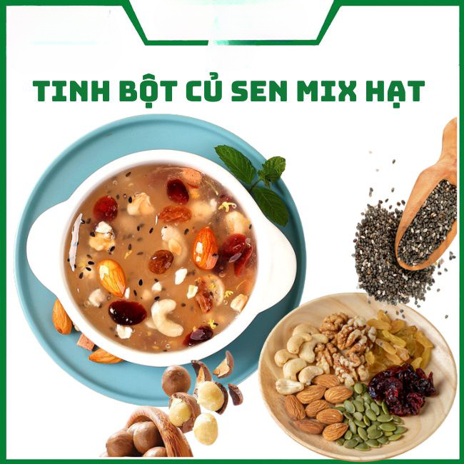 BỘT NGŨ CỐC BỘT CỦ SEN MIX HẠT