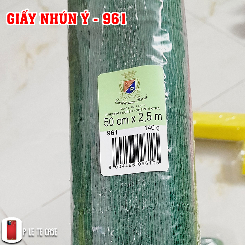 Giấy nhún Ý làm hoa, đồ handmade - 50cmx250cm