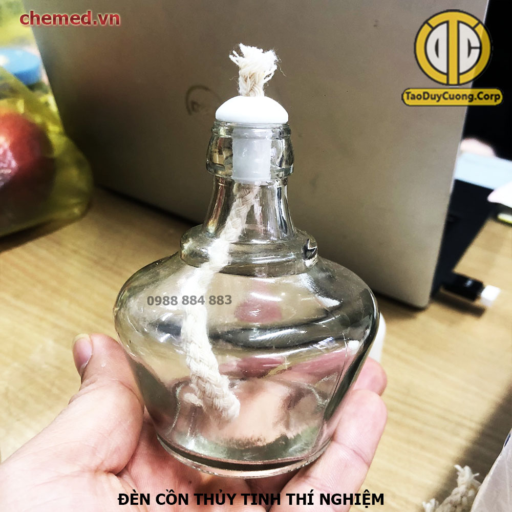 Đèn cồn thủy tinh thí nghiệm