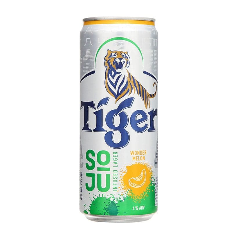 [Siêu thị WinMart] - Bia Tiger Soju Dưa lưới lon sleek 330ml