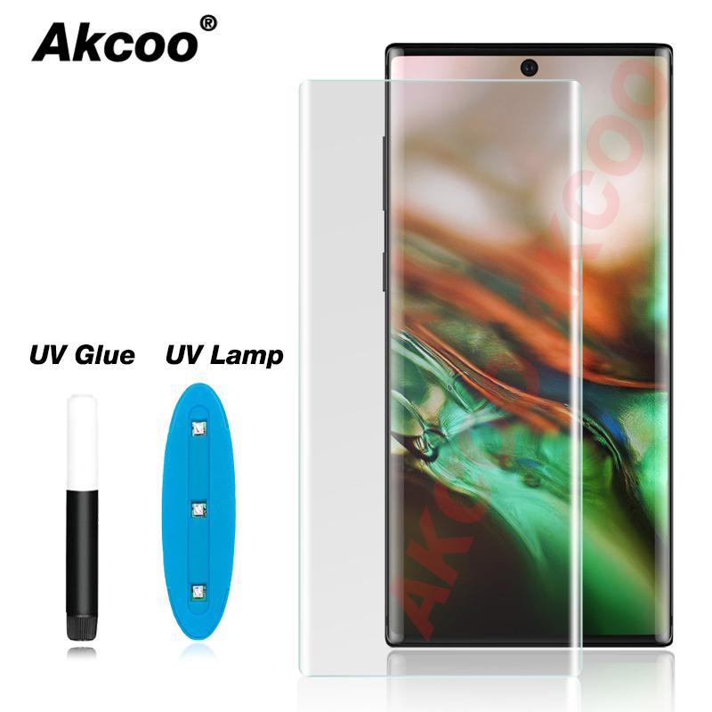 Miếng Dán Kính Cường Lực UV Full Màn Keo Nước Cho Samsung Galaxy Note 10 Plus, Miếng Dán Cường Lực Note 10 Plus