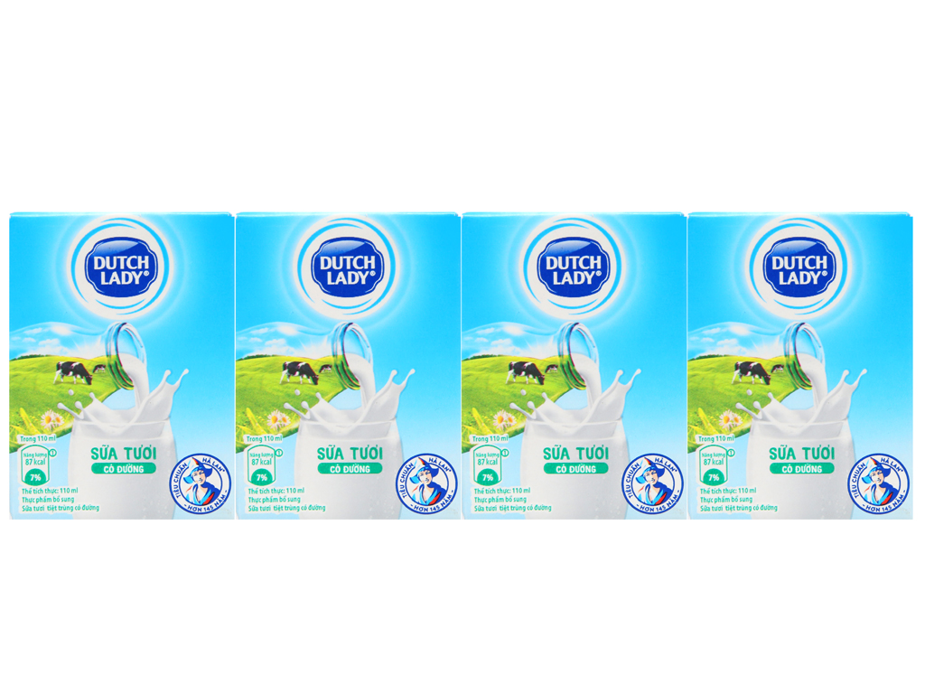 Sữa tươi Cô gái hà lan hộp 110ml (thùng 48 hộp)