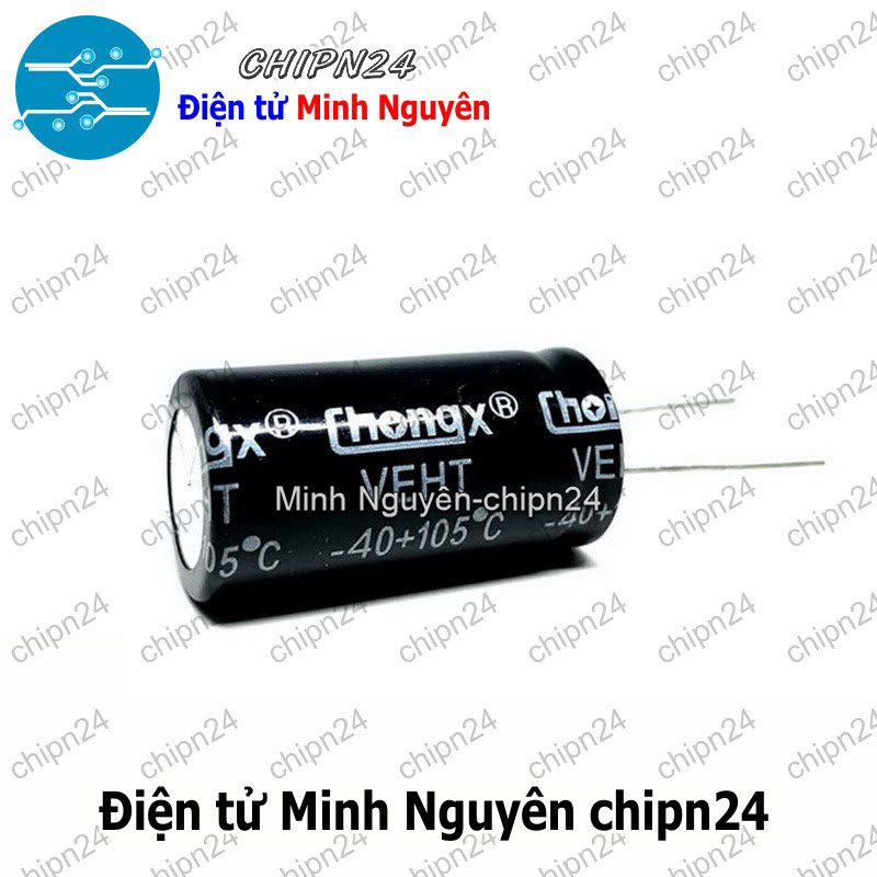 [2 con] (F261) Tụ hóa 4,700uF 50V Đen (18x35mm) (4700uF 50V) - HH000941