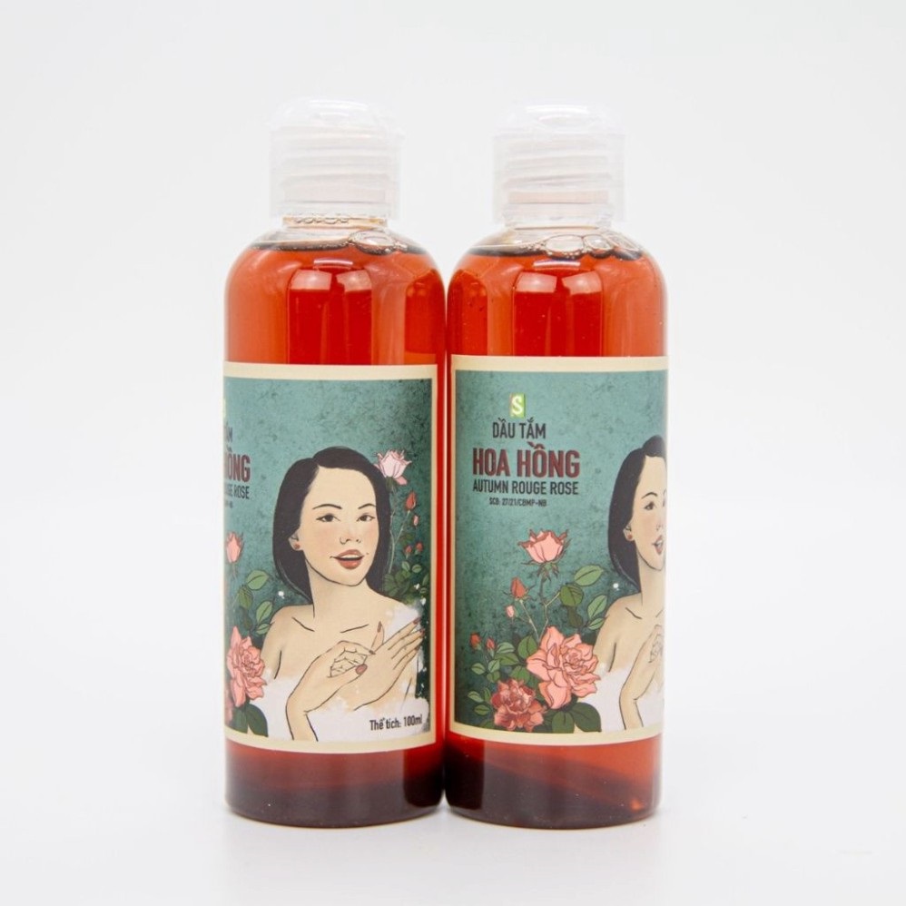 Dầu Tắm Hoa Hồng Sinh Dược 100ml