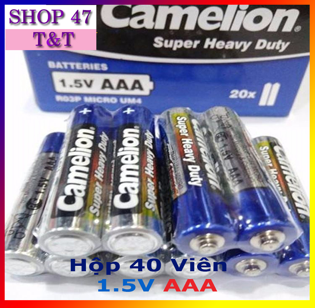 Pin tiểu AAA Camelion dùng thay thế pin remote tivi, máy lạnh