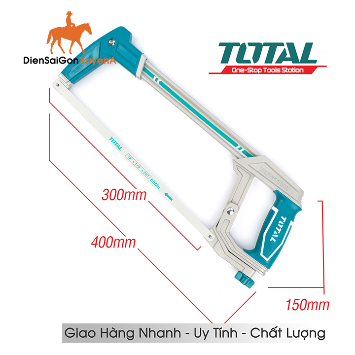 Cưa sắt 12inch 300mm Hacksaw Frame Total THT54106