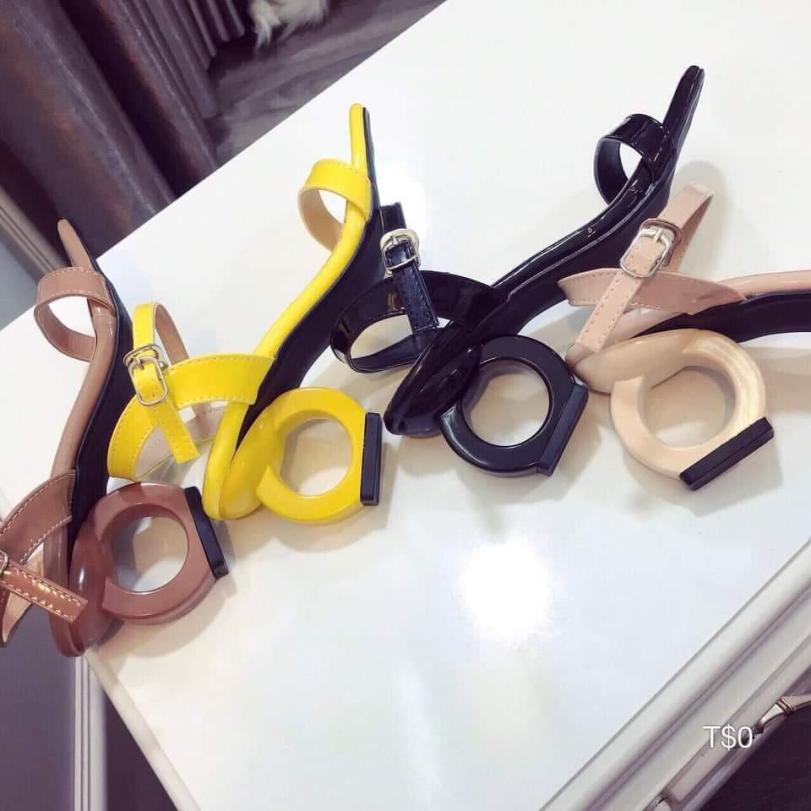 (Có mã miễn ship) Giày nữ, giày cao gót nữ 5 phân, giày sandal cao gót mẫu mới PinkShopGiayDep giá rẻ