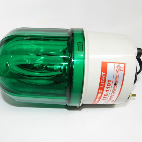 Đèn quay có còi 220V - XANH