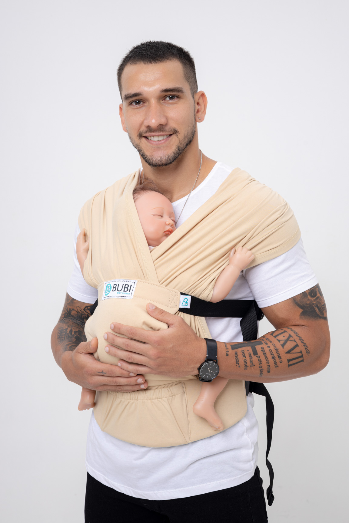 Địu vải BUBI Gen 3 Thun cotton 35%