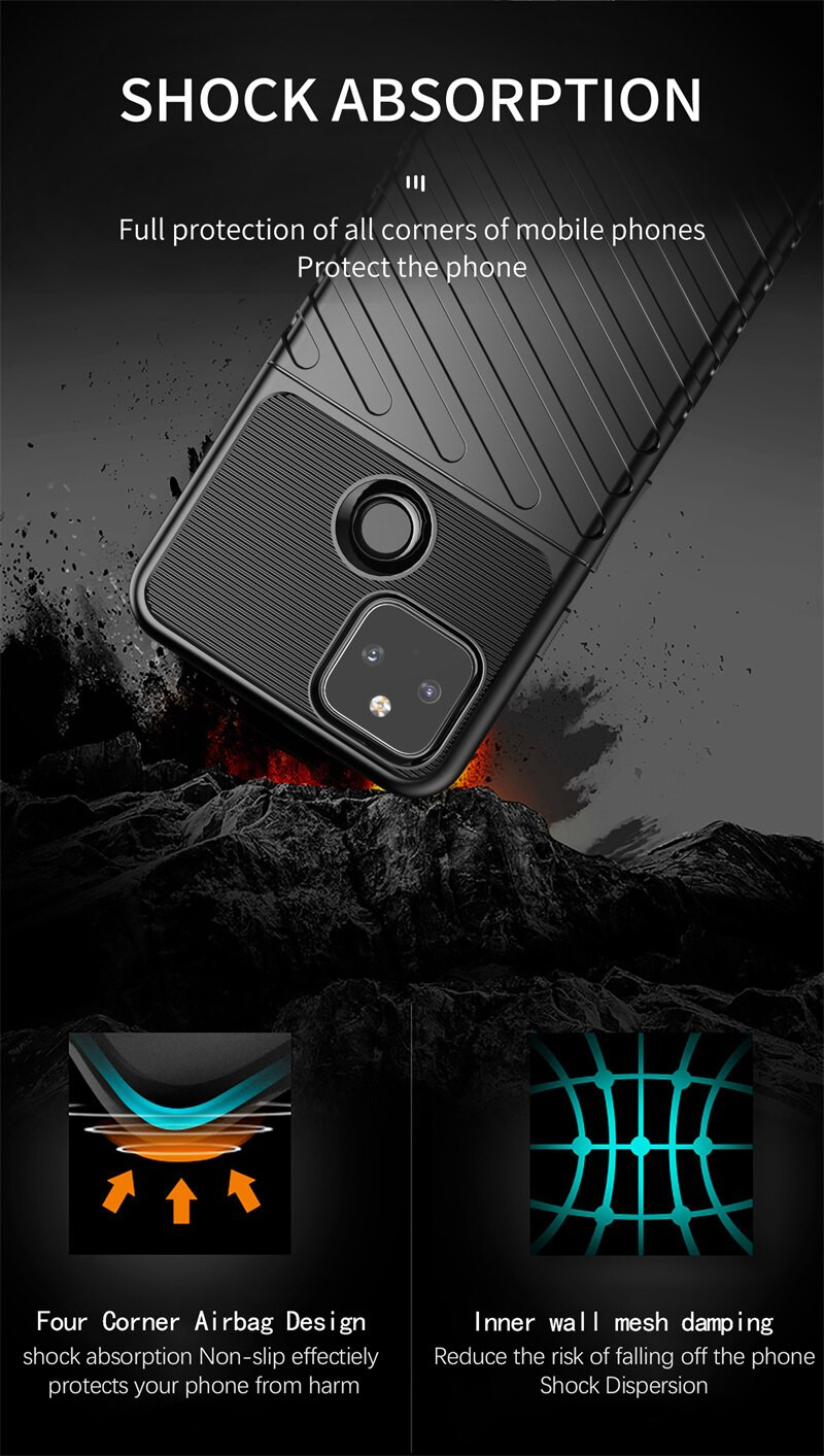 [LaoHac Store] Ốp Lưng Chống Sốc Dạng Vân Chéo Dành Cho Google Pixel 4A5G/5/5A5G