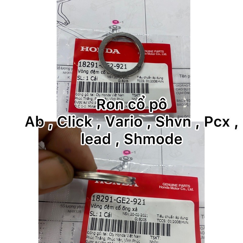 Ốc cổ pô Sh , Click , Vario , ab , Sh Ý , Dylan ,Ps
